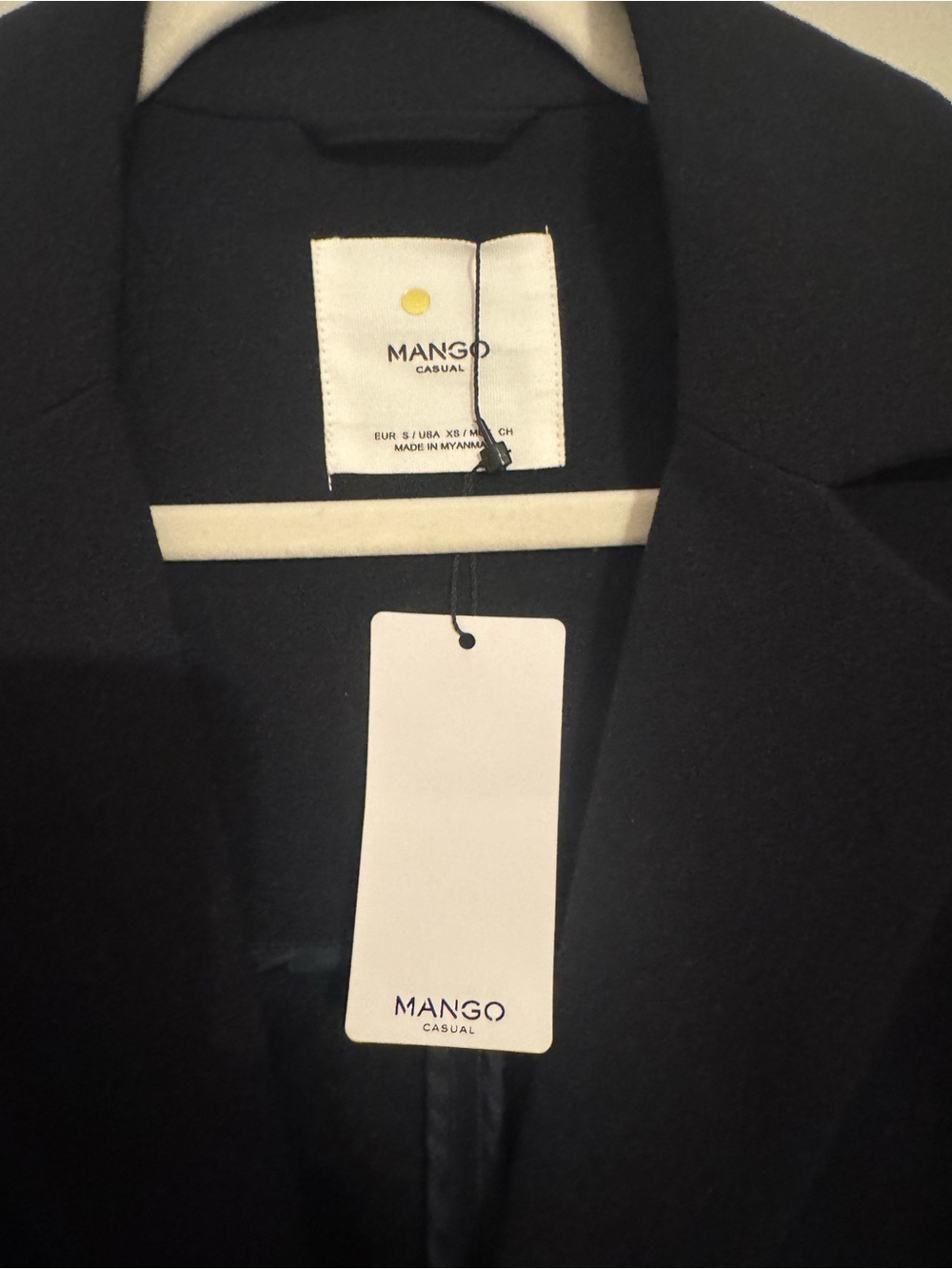 NWT Mango Collared Overcoat - Picture 6 of 6